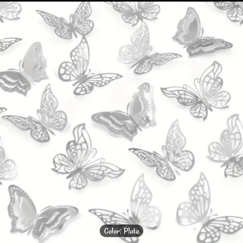 Mariposas plateadas