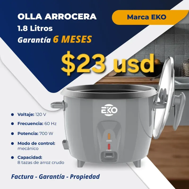 Arrocera Eko 1.8L gris