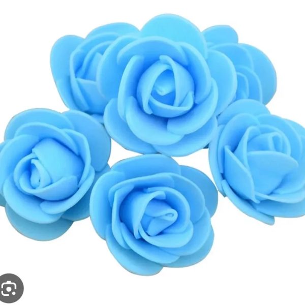 Flores azul celeste 