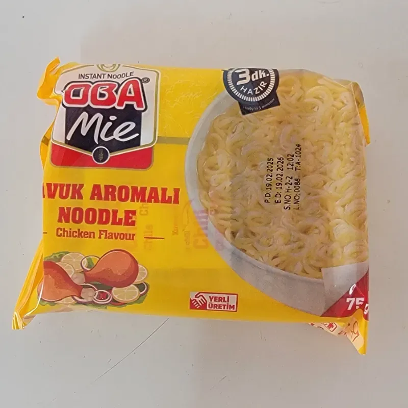 Sopa Instantánea de Pollo - Oba Mie (75g)