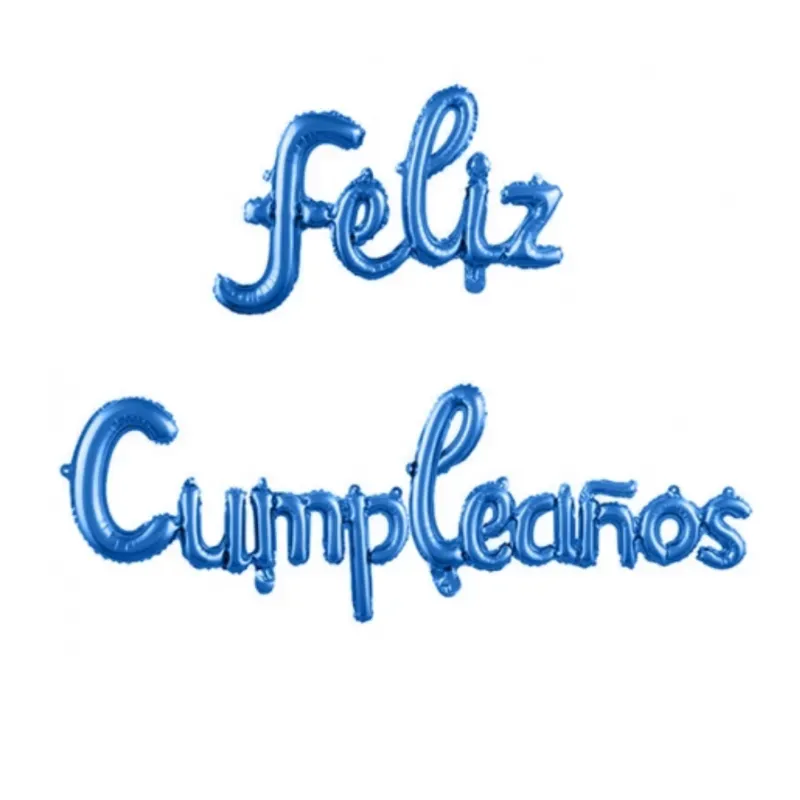 Cartel feliz cumpleaños inflable