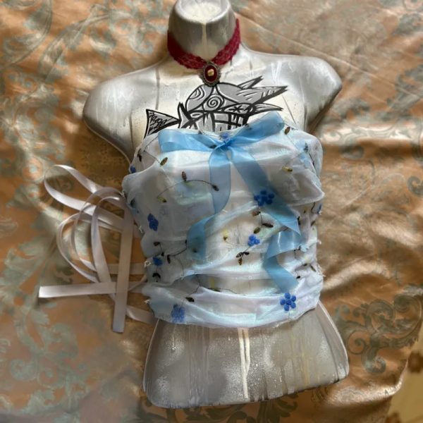 Top corset efecto mojado