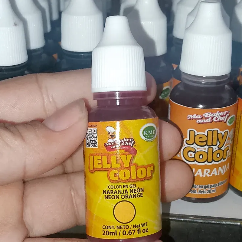 Tinta en gel 20ml| Naranja neón