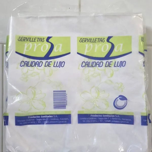 Servilletas Prosa – 40 hojas dobles de 40 x 40 cm  - C