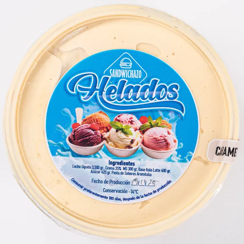 Helado Italiano Caramelo
