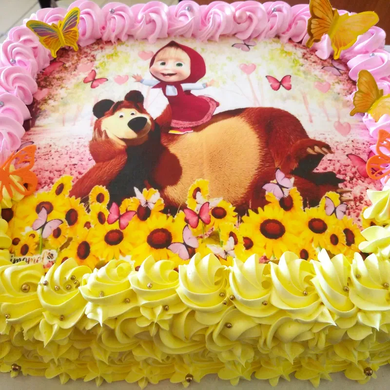 Media bandeja con impresion comestible