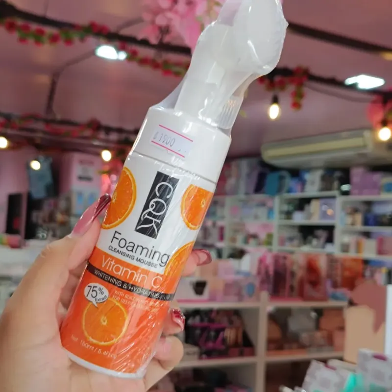 Limpiador facial de Vitamina C con cepillo