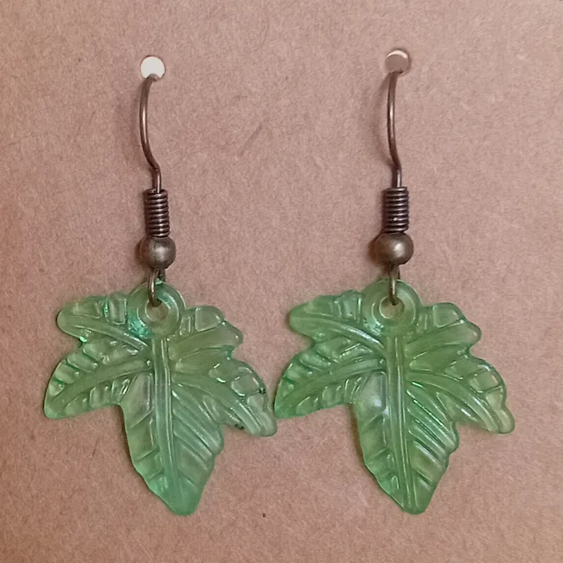 Aretes de hojas (ver.2)