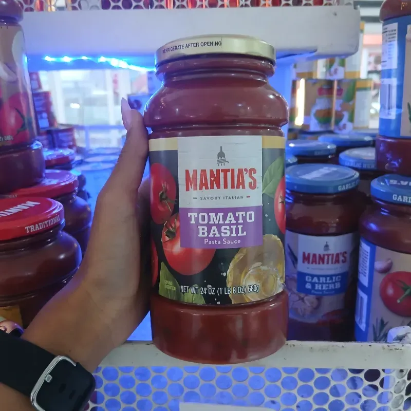 Pasta de tomate con sabor a albaca