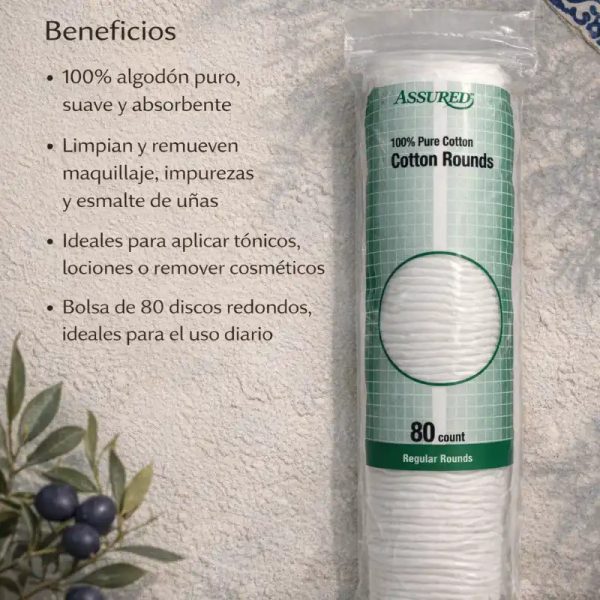 Disco de algodón