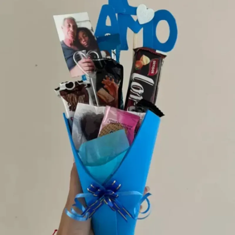 Cono de chuches con foto