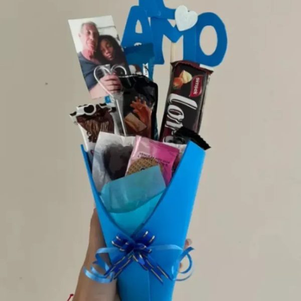 Cono de chuches con foto