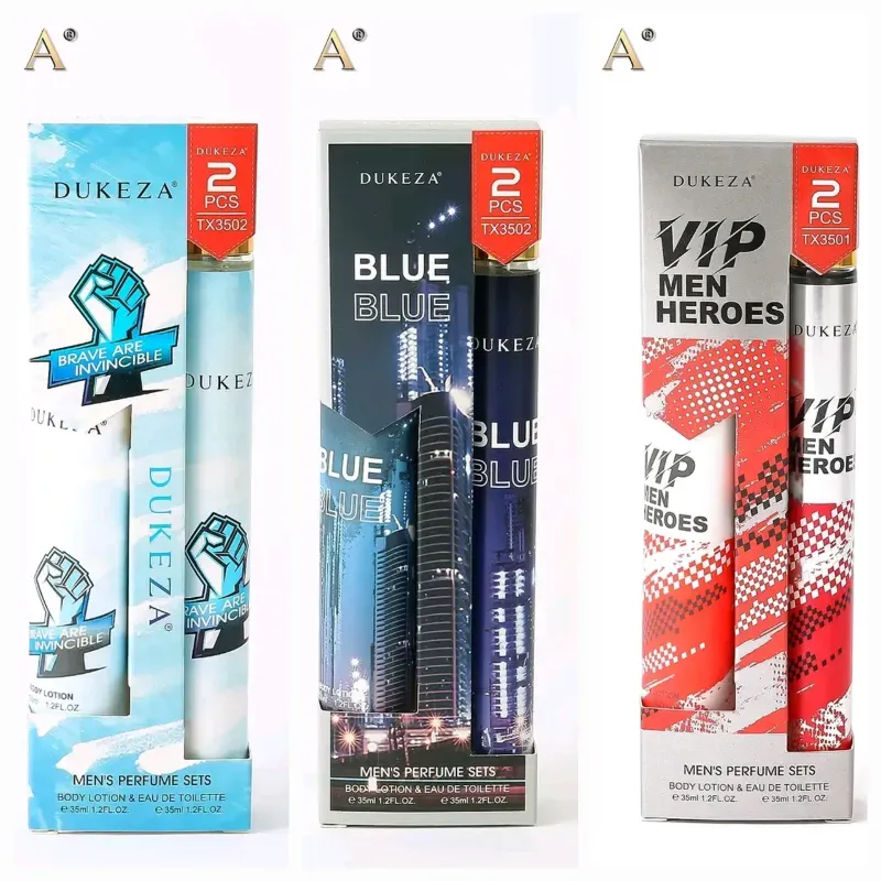 Set de perfume y crema para hombre