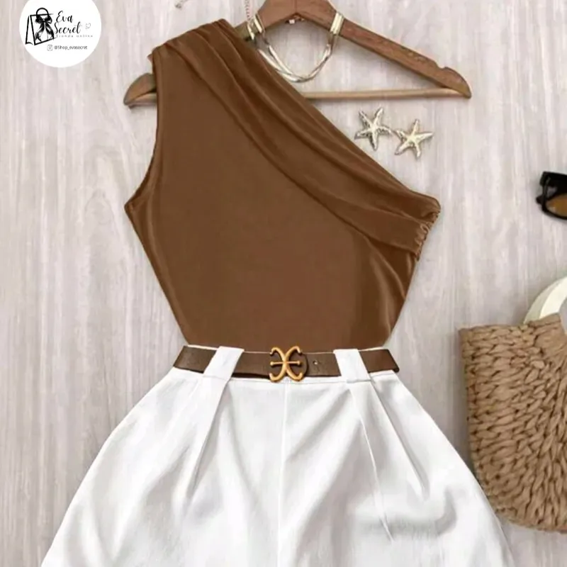 Conjunto de short y blusa talla M