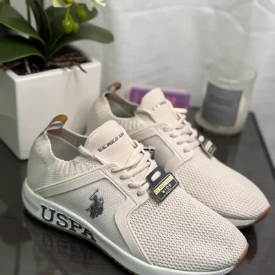 POLO zapatillas color crema