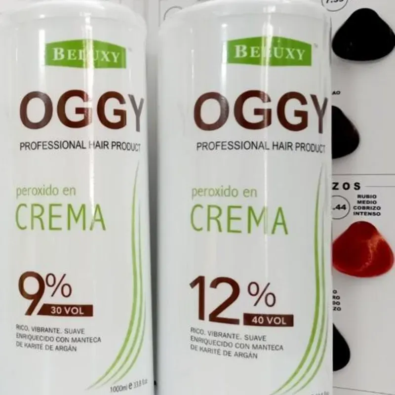 Peróxido 40vol marca oggy de 33.8oz