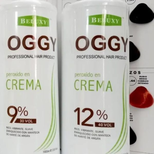 Peróxido 40vol marca oggy de 33.8oz