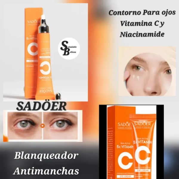 Contorno para ojos de Vitamina C con Niacinamide