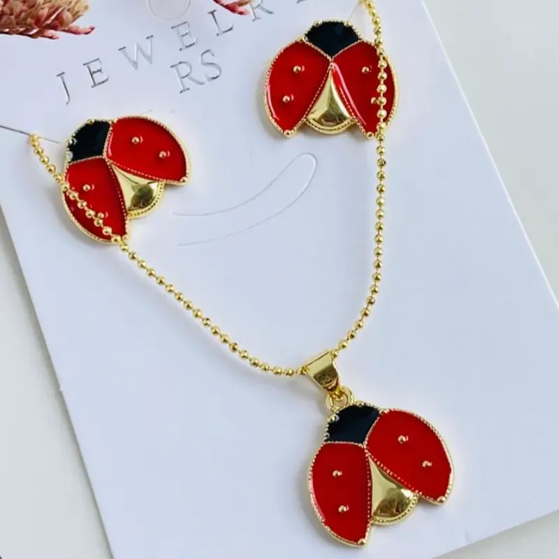 Set de cadena y aretes