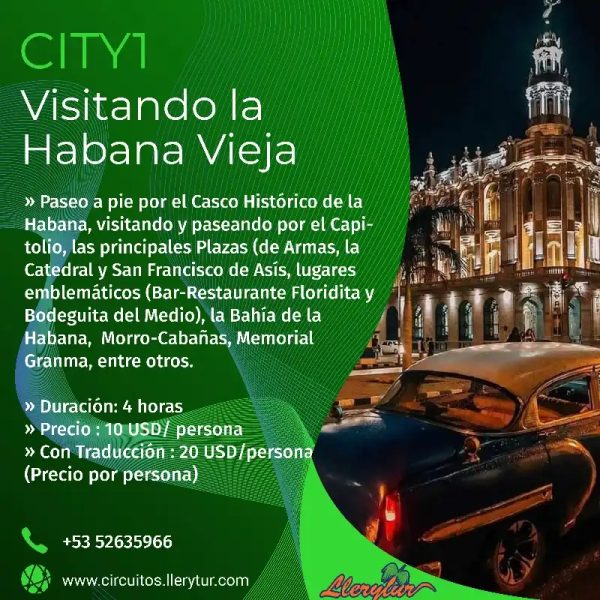 City-1 Visitando la Habana Vieja