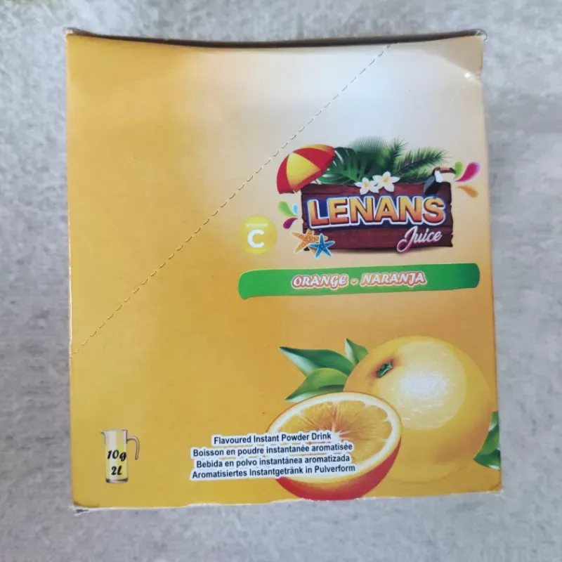 Refresco Instantáneo de Caja de Naranja