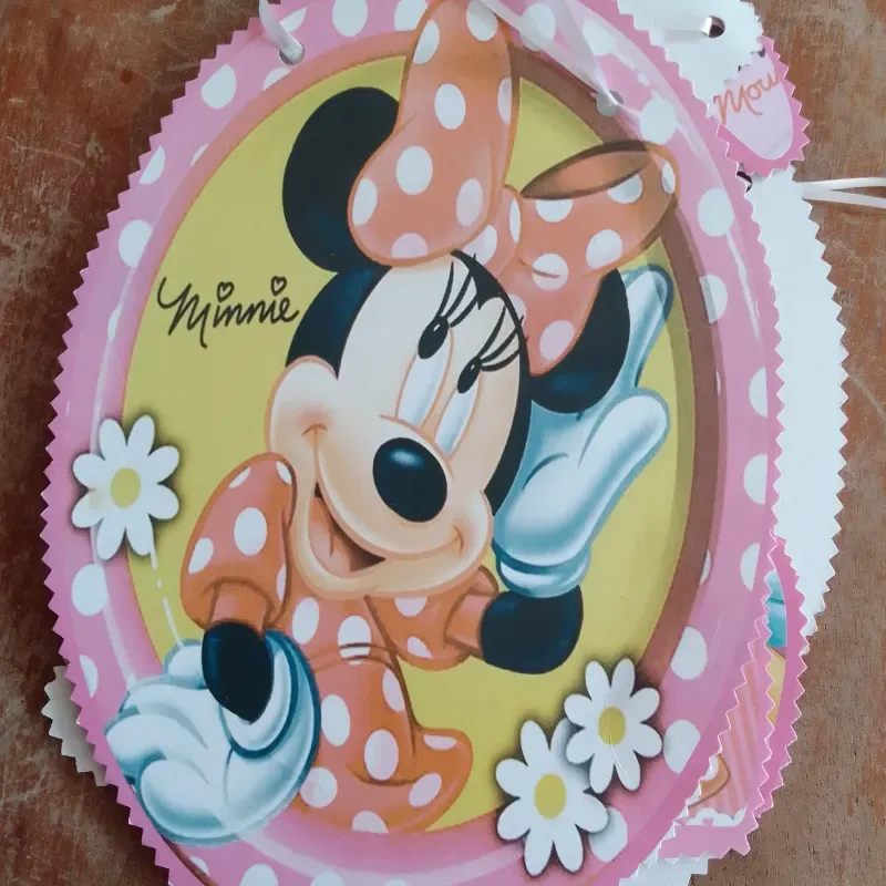 Cartel felicidades Minnie