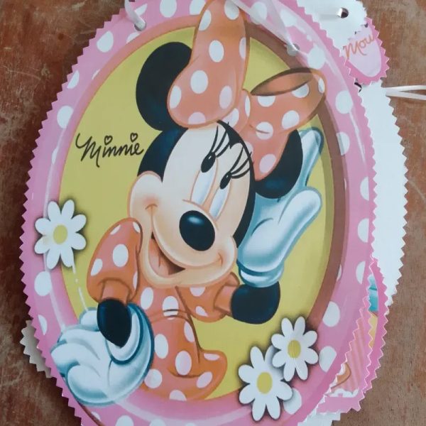 Cartel felicidades Minnie