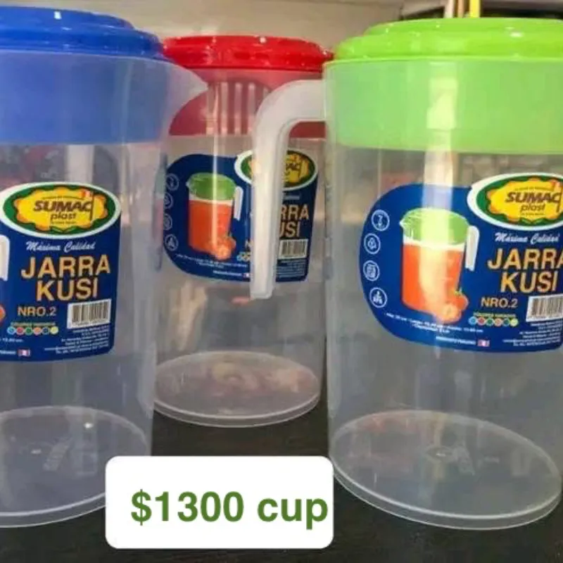 Jarra PVC $1300 cup