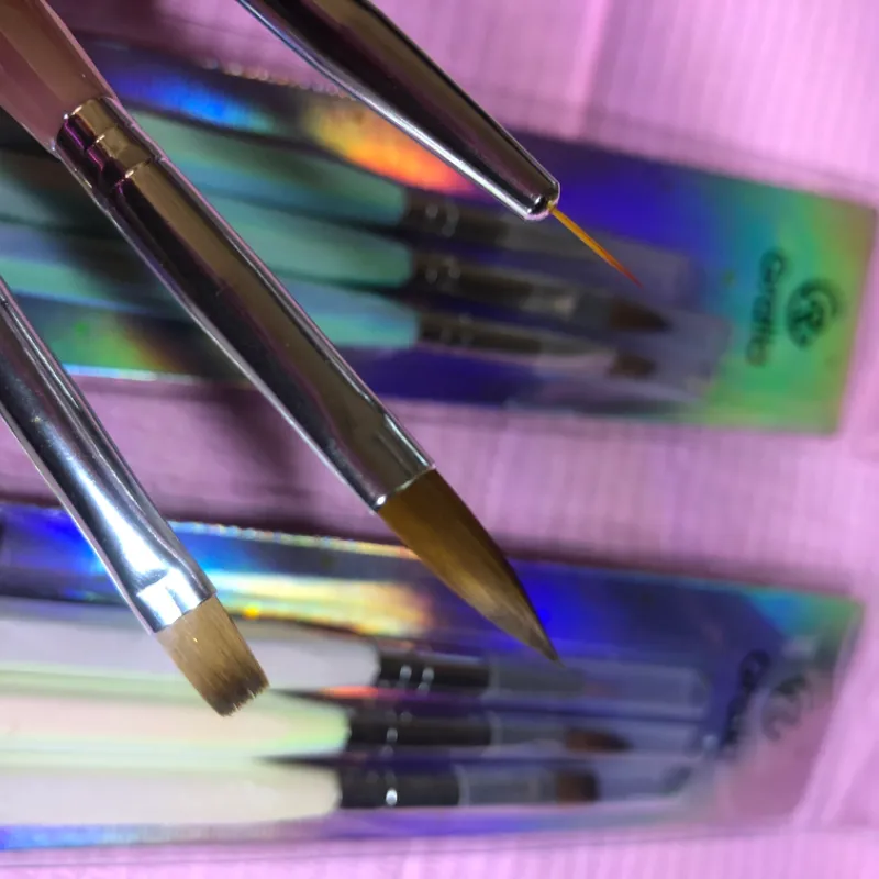 Pincel de aplicación,liner,lengua de gato