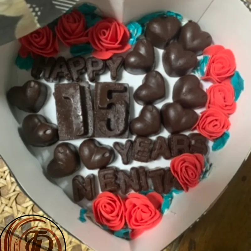 Corazón básico con números 