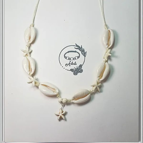 Collar de estrellas y caracoles