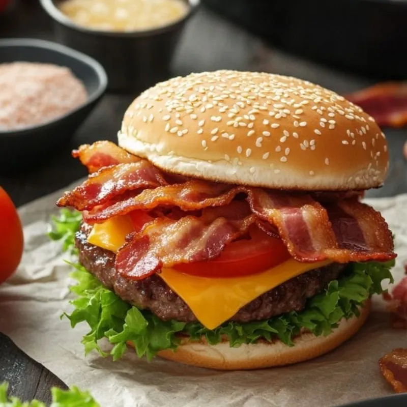 Hamburguesa de Bacon