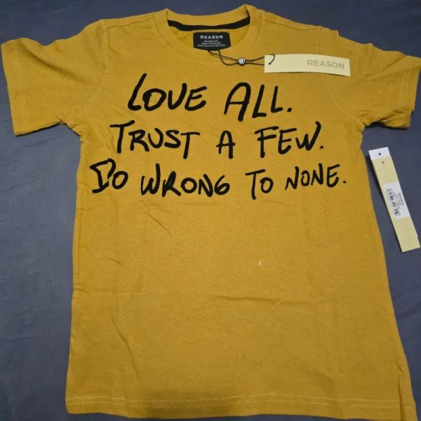 T shirt Reason Mostaza Talla M(10/12)