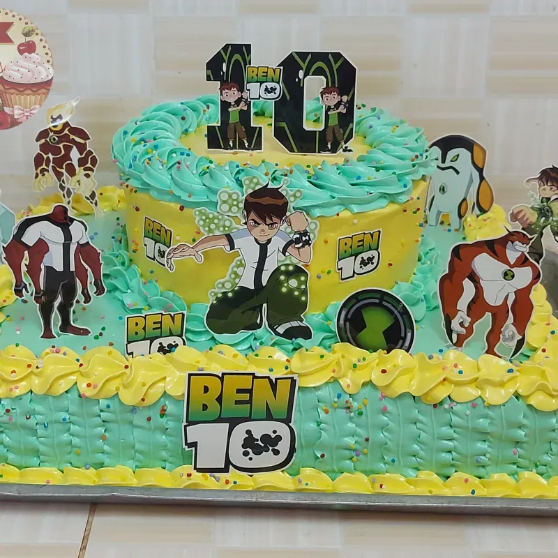 Torta rectangular de 2 pisos