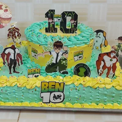 Torta rectangular de 2 pisos