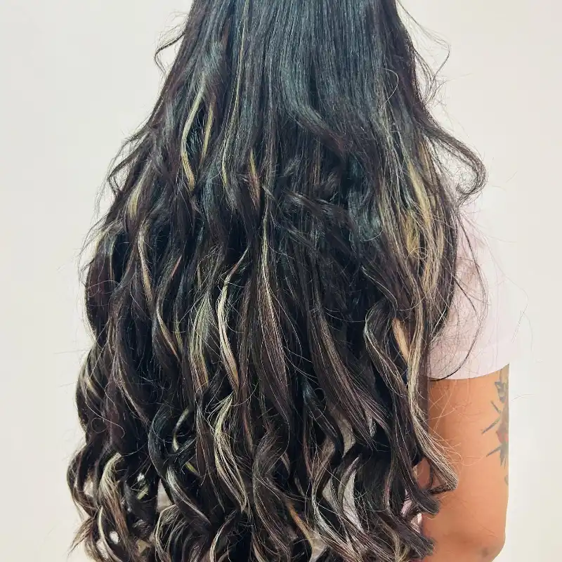 Peinados con planchas/ ondas ( Pelo extralargo)