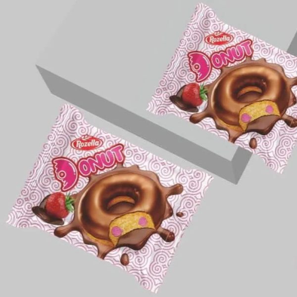 Donut de fresa