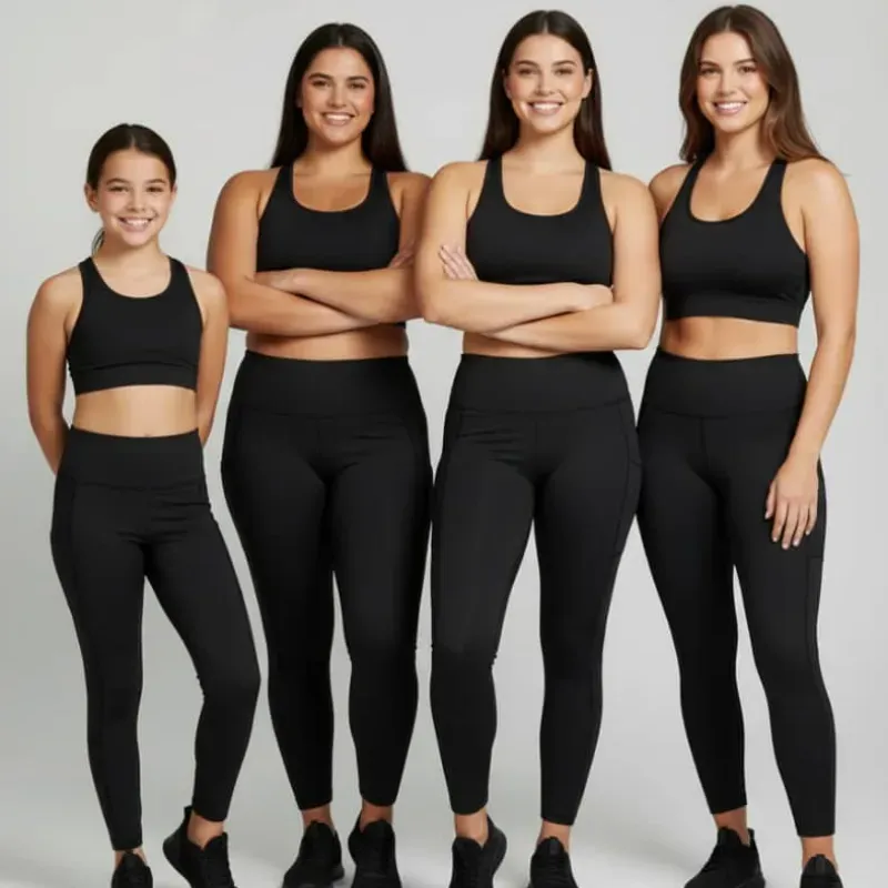 Licra deportiva negra ‍♀️‍♀️