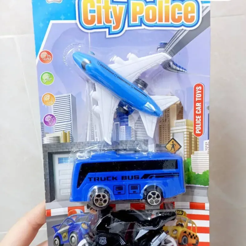 Set de avión+ bus+ moto