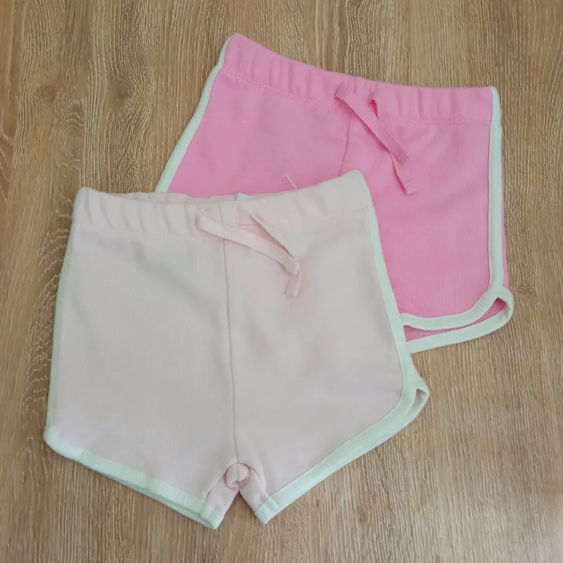 Pack de 2 shorts color rosado