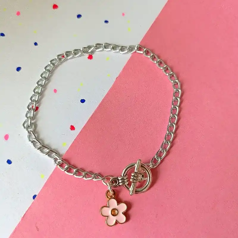 Pulsera de cadena y dije