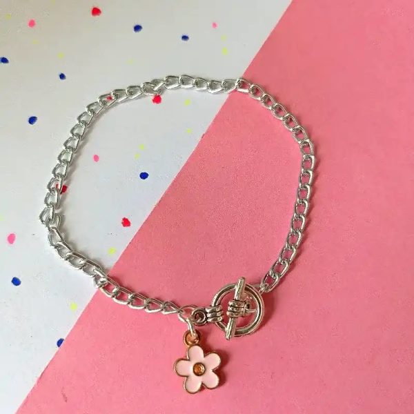 Pulsera de cadena y dije