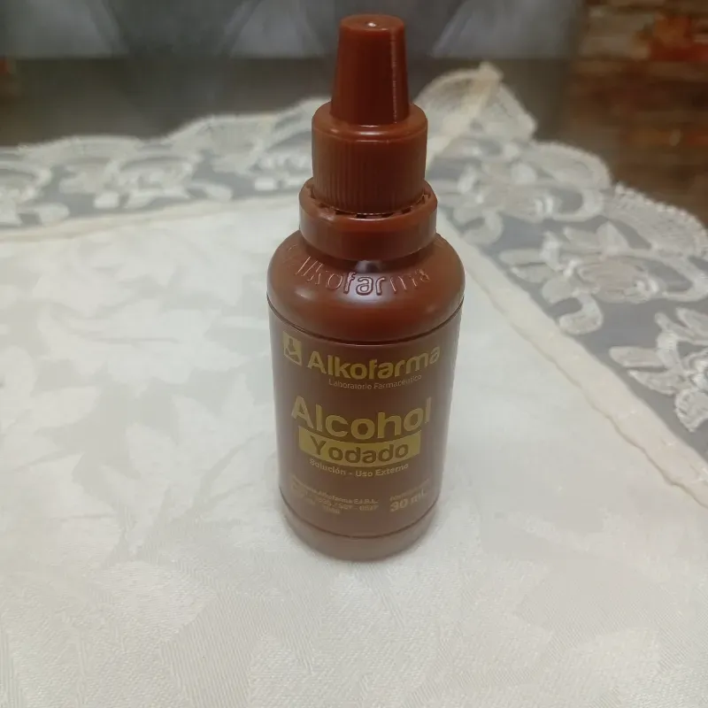 Alcohol Yodado( 1 pomo de 30 ml)