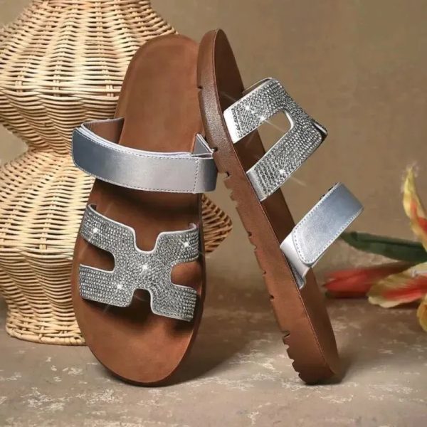 Sandalias plateadas