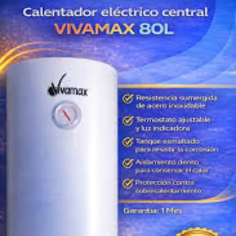 Calentador de agua Vivamax 80L