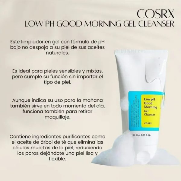 COSRX Low pH Good Morning Gel Cleanser (150 ml) ✨