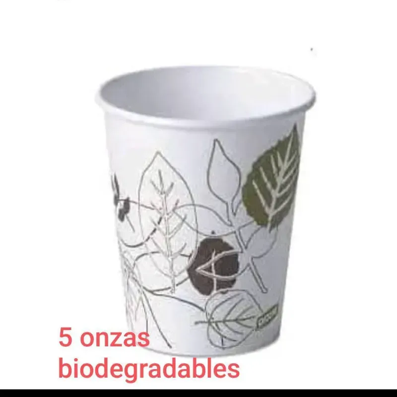 Vasos biodegradables 5oz