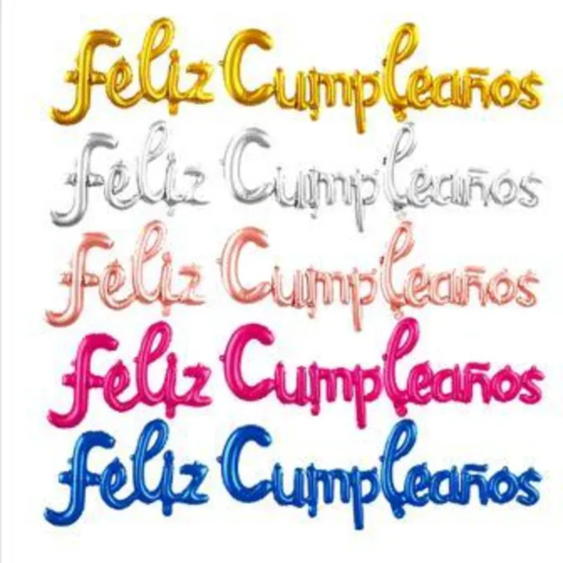 Letreros de Feliz Cumpleaños