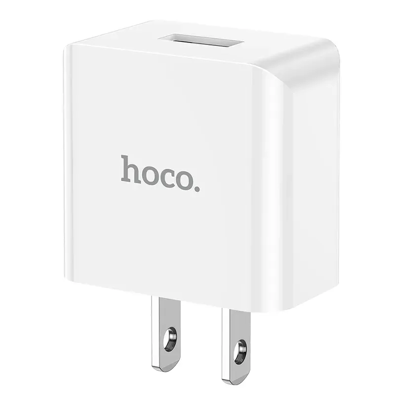 Hoco – Cargador de Pared C106 ⚡ Puerto Único USB 5V/2.1A