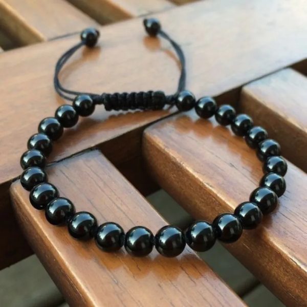 Pulsera de perlas negras